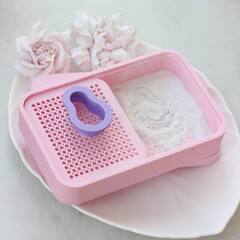 Коробка для талька с сеткой, 140*90*35 мм, ФТ021