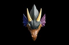 Силиконовый молд № 576 большой Дракон