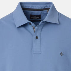 Поло мужское Casamoda 004470-161 цвет Тихая Гавань, короткий рукав