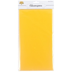 Скатерть п/э желтая 1,4х2,75м