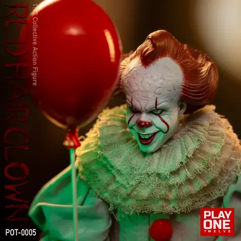 Фигурка Пеннивайз Клоун с рыжими волосами 1/12 Play One Twelve