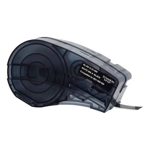 Картридж ленточный G&G GG-M21-500595WT черный на белом 12.7x6.4 для Brady BMP21-PLUS, BMP21-LAB