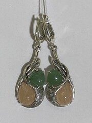 Мелодия (серьги из серебра)