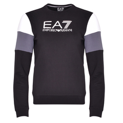 Детская толстовка EA7 Boys Jersey Sweatshirt - black