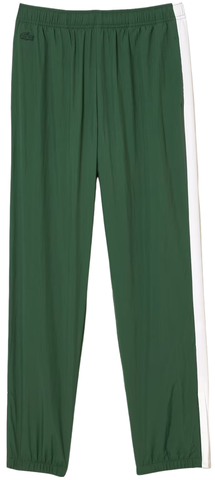 Детские теннисные штаны Lacoste Colorblock Sweatpants - dark green