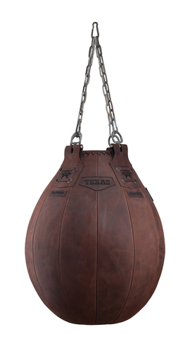 Боксерская груша EXCLUSIVE TEXAS Filippov 80см/55см/40-45кг, коричневый