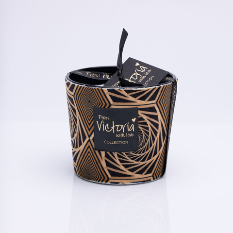 Свеча ароматическая 400г Victoria with Love Velvet square