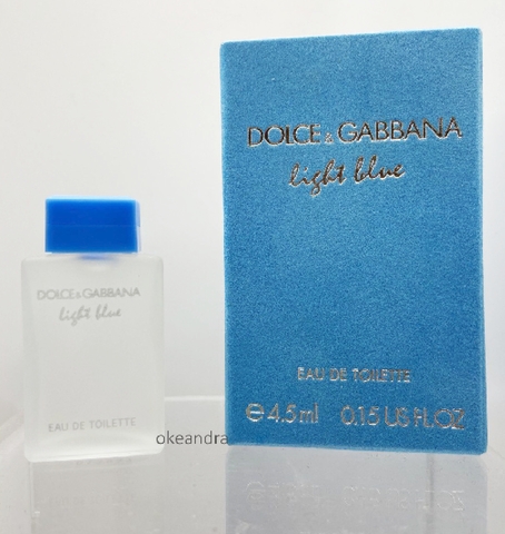 mini D&G LIGHT BLUE w EDT 4,5 ml FLC
