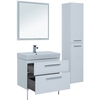 Aquanet 242262 Тумба Nova 75 2 ящ. цв.бел. глянец (242262)