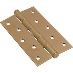 Петля дверная "MD" 125*75*2,5 ВР Золото