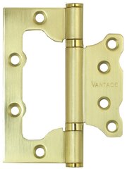 Петля универсальная 2BB-SB 100*75*2,5 матовое золото