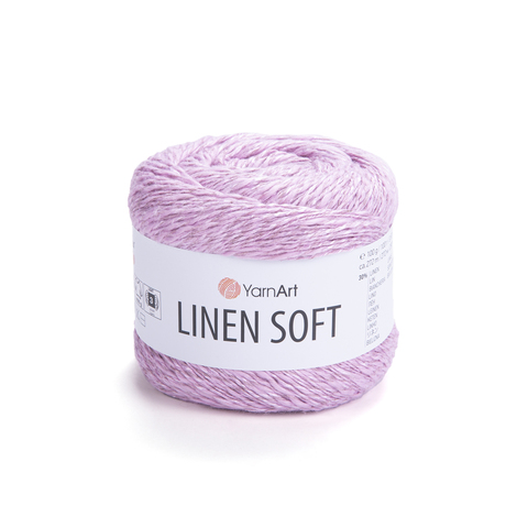Пряжа YarnArt Linen Soft 7321 розово-сиреневый
