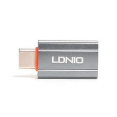 Переходник LDNIO LC140 USB A на USB Type-C Адаптер Серый