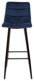 фото 3 Барный стул LECCO UF910-18 NAVY BLUE, велюр 4 шт./2 кор. М-City на profcook.ru