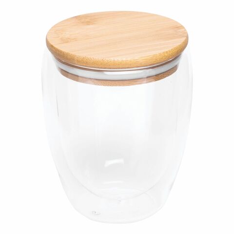 Стакан с двойными стенками BAMBOO ART M, объем ок. 350 ml