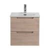 BelBagno ETNA-500-2C-SO-RW ETNA База под раковину подвесная с двумя выкатными ящиками, с доводчиками, Rovere Moro, 500x460x500, ETNA-500-2C-SO-RW