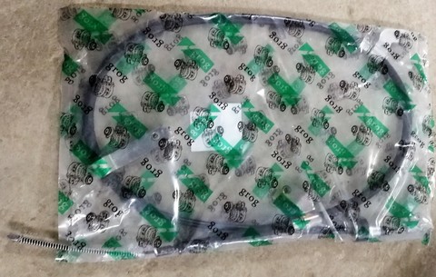 ТРОС РУЧНИКА ЛЕВ SOLARIS, RIO III (БАРАБ ТОРМОЗ) GROG