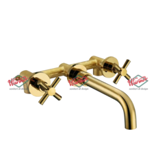 Смеситель для раковины Warmer Gold Line BSV-01243