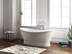 BelBagno BB33 Отдельностоящая, овальная акриловая ванна, встроенный слив 1680x785x700 фото