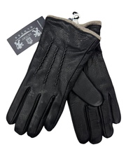 Перчатки. Мужские. Материал верха: Кожа оленя. Подклад: Трикотаж-шерсть. 5 шт в упаковке.