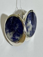 Путорана большая( серьги из серебра)