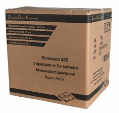 Мотопомпа бензиновая DDE PN25-II (2-хтакт,52 куб.см,1.9лc,вых 25мм, 30м, 8 м куб/час,т. бак 0,6л, 7,3кг (Арт. PN25-II)