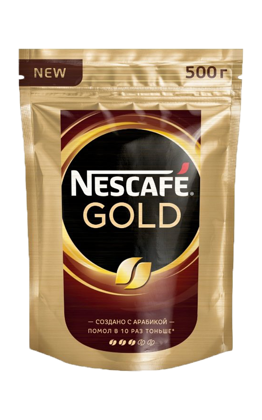 Кофе растворимый Nescafe Gold, пакет 500 г купить по низкой цене на ...