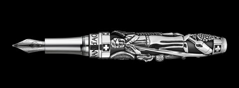 Перьевая ручка Caran d'Ache Spirit of Switzerland Silver LE M (5090.051)