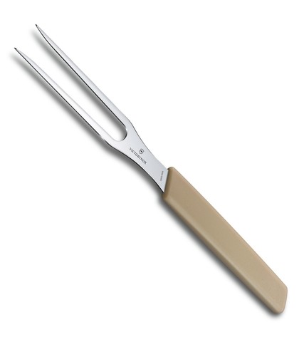Кулинарная вилка Victorinox Swiss Modern Carving Fork, бежевая (6.9036.158B) - Wenger-Victorinox.Ru
