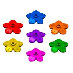 Цветок 12x12x4 см для GigaBloks 5''