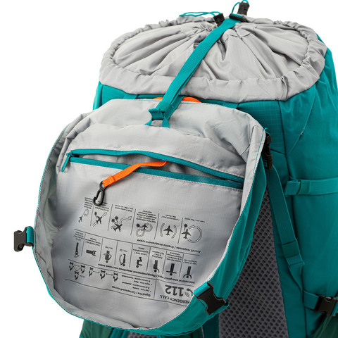 Картинка рюкзак туристический Kanrock Cruiser 45 Sea Green - 29