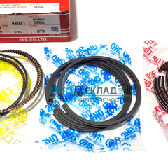 КОЛЬЦА ПОРШНЕВЫЕ STD SANTA FE SM, SONATA ТАГАЗ, TUCSON JM, SPORTAGE KM 2,7 V6 DELTA G6BA TP 86,7 1,2-1,2-2,5 (ТОЛСТЫЕ)