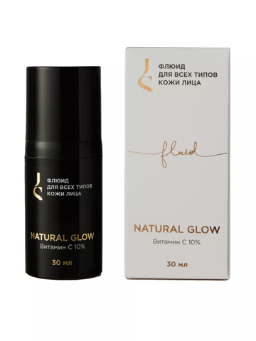 JS Флюид д/лица Natural Glow с витамином С 30мл