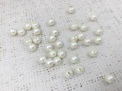 Бусины пришивные, Ø 8 мм, кремовый