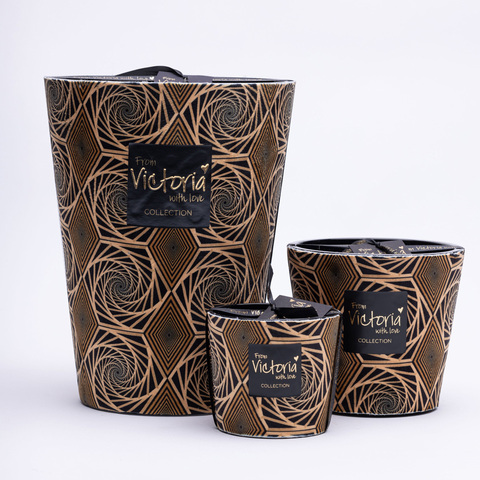 Свеча ароматическая 400г Victoria with Love Velvet square