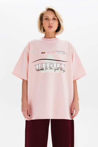Футболка RIGHT TIME PINK