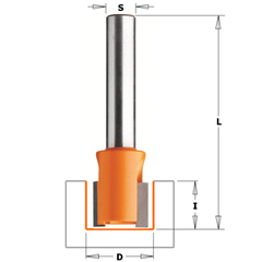 Фреза концевая CMT пазовая D=25,0 I=12,7 S=8,0 L=38,1 902.250.11