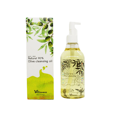 Гидрофильное масло с 90% содержанием натурального масла оливы Elizavecca Natural 90% Olive Cleansing Oil
