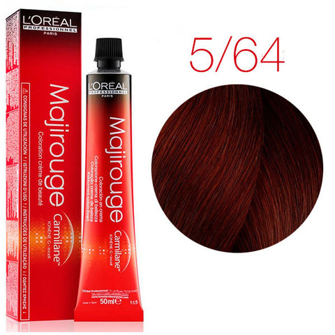 L'Oreal Professionnel Majirouge 5.64 (Светлый шатен красно-медный) - Краска для волос