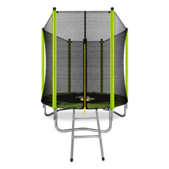 ARLAND Батут 6FT с внешней страховочной сеткой и лестницей (Light green)