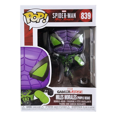 Фигурка Funko POP! Bobble Marvel Games Miles Morales Miles Purple Reign Suit (MT) (839) 54695