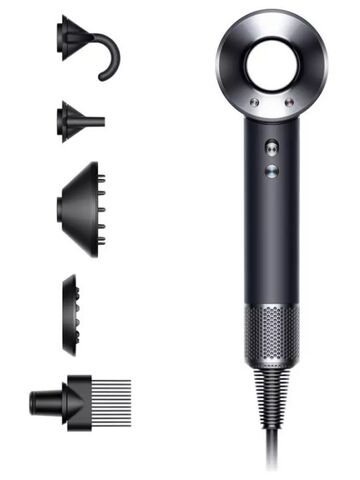 Фен Dyson Supersonic HD07, Black/Bright Nickel