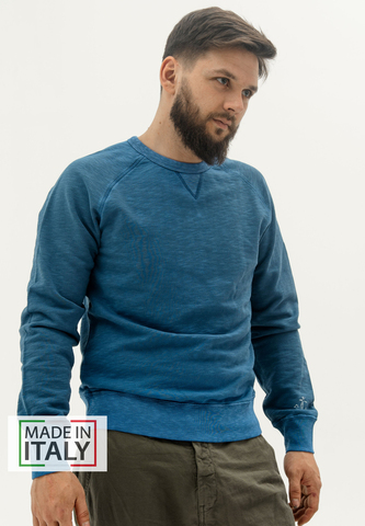 Свитшот Bowery NYC однотонный Space Blue