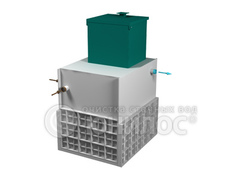 Станция биологической очистки Юнилос Астра 20 лонг/ 4000 л. в сутки / до 20 чел. / самотечный сброс / компрессорная аэрация (2000x1660x3085см;580кг;) - арт.560542