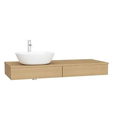 Vitra 65681 Модуль 120 см под раковину с выдвижным ящиком, левосторонний, дуб
