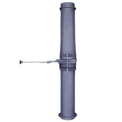 Чугунный шиберный модуль d-150 L-1000