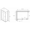 Abber Schwarzer Diamant AG301005-S705 Душевой уголок, 100x70x190