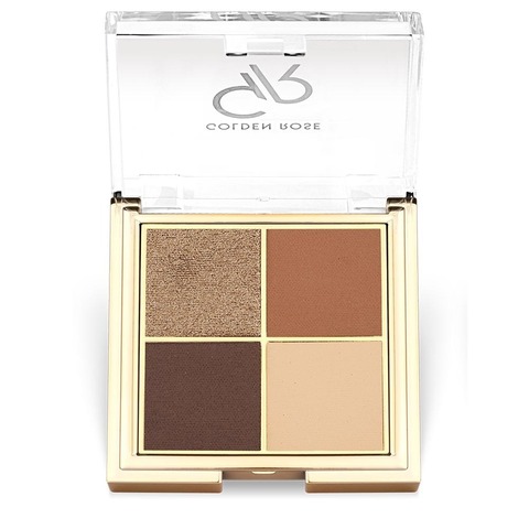 Golden Rose Тени для век QUATTRO EYESHADOW PALETTE 04 COFFEE DREAM