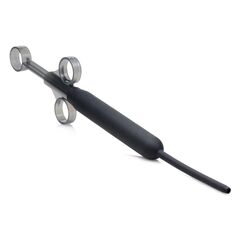 Черный шприц с тонким кончиком для введения геля Deep Shot Lubricant Launcher - 