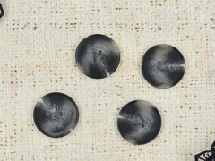 Пуговицы, d 2,5 см, т. серый
